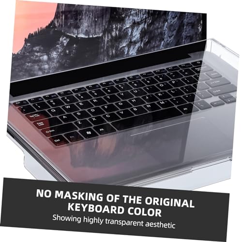 Transparent Acrylic Keyboard Protector Cover for Laptop and Desktop Waterproof and Dustproof Keyboard Case Versatile Protective Accessory 13.77X9.84X1.18In - size: 35.00X25.00X3.00CM