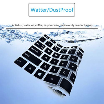 Keyboard Cover for HP Laptop 14/HP Pavilion 14-dq 14-cf/fq, HP 14 Ultrabook, HP 14-dq0052dx 14-dq0703dx 14-dq2089wm 14-dq0760dx 14-dq0032dx 14-dq0004dx 14-dq0762dx 14-dq0761dx 14-dq0054dx 14-dq1043dx - color: Black