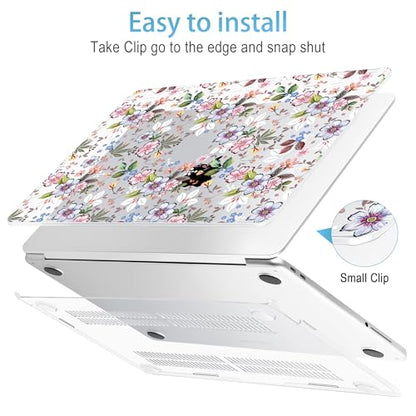 Mektron Case for 2026 MacBook Neo 13-inch A18 Pro chip A3404 Laptop Cover with 13-inch (Diagonal) Liquid Retina Display+ Keyboard Cover+ Screen Protector, Daisy C513 - color: Daisy C513