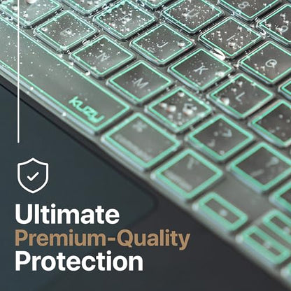 Mint Premium MacBook Pro Keyboard Cover 14"/16" 2026-2023 M5-M1 Pro/Max - MacBook Air 13"/15" Keyboard Cover - A3240 A3241 A3401 A3403 A3114 A3113 - US Layout TPU, Mint - color: Mint
