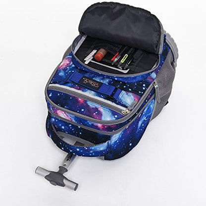 Tilami Rolling Backpack 18 inch Boys and Girls Laptop Backpack - color: Galaxy