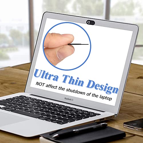 50 Pieces Webcam Cover Slider, 0.027-Inch Ultra Thin Web Camera Protective Privacy Covering Slide Stickers for Computer, Laptop, MacBook Pro/Air, iPhone, Tablet, PC, iPad, iMac