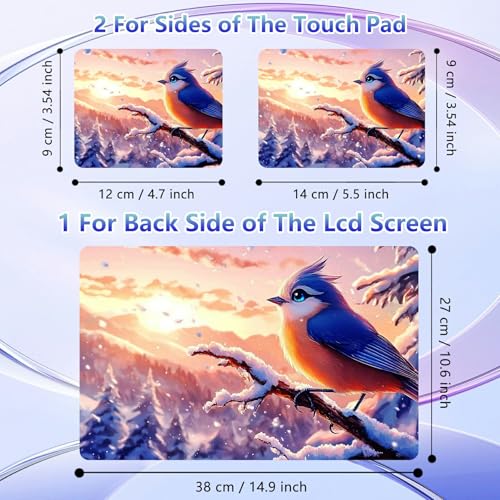 Laptop Skin Sticker Decal Cover,Beautiful Bird | DIGTIALL Universal Laptop Skin Sticker, Waterproof Removable Notebook Decal Protector Cover for 12 13 14 15 Inch Laptops - color: Beautiful Bird
