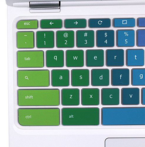 YYubao Keyboard Skin Cover Compatible with 11.6" Lenovo Chromebook C330, Chromebook N20 N21 N22 N23 100e 300e 500e, 11.6" Flex 11 Chromebook, 14" Chromebook N42 N42-20 - Rainbow - color: Rainbow