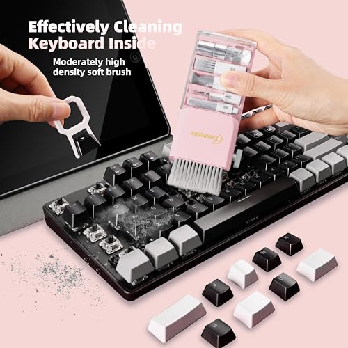 Keyboard Cleaner Laptop Cleaning Kit, Keyboard Cleaning Kit Laptop Cleaner, Electronics Cleaning Tool, Pink, Blue
