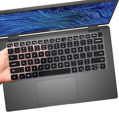 Keyboard Cover for Dell Latitude 3000 3340 13.3"(2023), Dell Latitude 5320 5330 5340 5350 13.3, Dell Latitude 7320 7330 7340 13.3" Keyboard Accessories Protective Skin-Black - color: Black