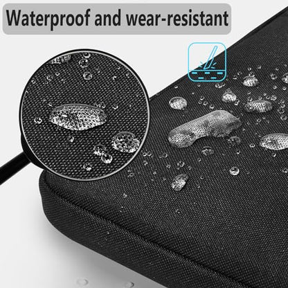 Hseok Laptop Shoulder Bag 15 15.6 16 Inch Briefcase,Compatible MacBook Pro/Neo 16",MacBook Air/Pro 15,XPS 15/16 and most 15.6-16 and Most 15-16 Notebooks,Spill-Resistant Handbag,Black - color: Black, size: 15-16 inch