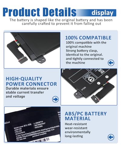 51Wh L18M3P74 L18L3P73 Battery for Lenovo ThinkPad T14 (Gen1/Gen2), T490, T495, P43s & P14s Series Replaces Model 02DL007 SB10K97646 L18C3P72 L18M3P73 - size: 9.5*3.75*0.18 IN L18M3P74