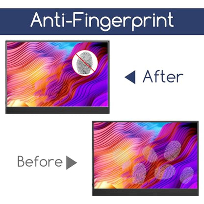 2 Pack 15.6" Screen Protector Compatible with ASUS ZenScreen/MNN/KYY/ARZOPA/ForHelp/InnoView/Lepow/Newsoul/QQH etc Other All 15.6 inch Portable Monitor with 16:9 Aspect Ratio,Ultra Clear Anti Scratch