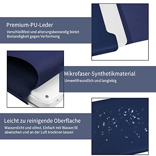 13.3-14" Laptop Sleeve, Blue, Compatible with Laptops 13.3"-14", Protects from Scratches, Water Damage, Multi-Functional Mouse Pad - color: blue