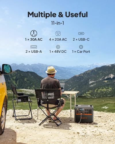 BLUETTI AC200PL Portable Power Station 2304Wh 2400W LiFePO4 Solar Generator | Expandable to 8448Wh w/ 4 AC Outlets (3600W Power Lifting), 30A TT30 Output, Battery Backup for RV, Camping, Home Use - style: BLUETTI AC200PL
