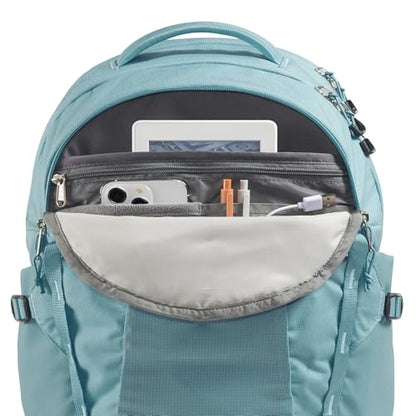 The North Face Recon Laptop Pack, Bl Eclipse Lt Hth/Bl Eclipse, OSFA | Commuter Travel Bag, 18" Laptop Sleeve, Water-Repellent - color: Blue Eclipse Light Heather/Blue Eclipse, size: 30 Liters