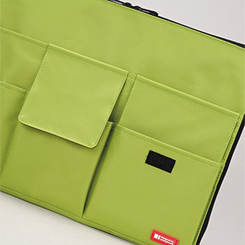 LIHITLAB Laptop Sleeve with Storage Pockets (Bag-in-Bag), 10 x 13.8 Inches, Black (A7554-24) - color: Black, size: 10 in x 13.8 in