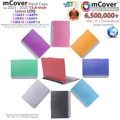 mCover Case ONLY Compatible for 2023-2025 15.6" Lenovo LOQ 15IAX9 15ARP9 15IRX9 15AHP9 15IRX10 15AHP10 Series Windows Computers (NOT for Other Lenovo Models)- Blue - color: Blue