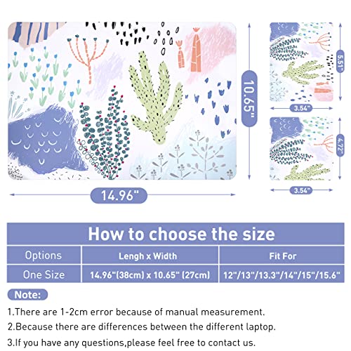 12.1 13 13.3 14 15.4 15.6 Inch Laptop Skin Decal, Laptop Skins Stickers Decals for Notebook PC, Universal Reusable Vinyl Laptop Cover Sticker, Waterproof Art Deal Protector I Cute Cactus Plants - color: Cute Cactus Plants