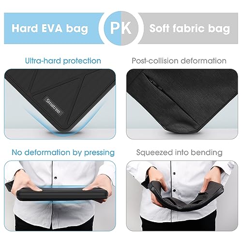 Smatree Hard Laptop Case for 14 inch HP ZBook 8 G1i/G1a | Compatible for ZBook Firefly G11/G11A, OmniBook X AI PC 14, EliteBook 8 G1iN/G1i/G1a, EliteBook 845 G11/840 G11/X Flip G1i - color: Black-for 14 inch HP ZBook 8 G1i/G1a