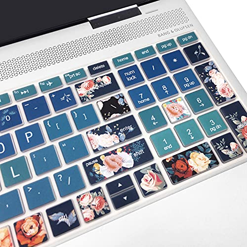 Keyboard Cover for HP Envy x360 15.6''Series/Pavilion 15/ Pavilion x360 15.6” /Envy 17 17.3" Series/Laptop 15t 17t 17-ca0011nr 17-by0040nr, Rose - color: Rose