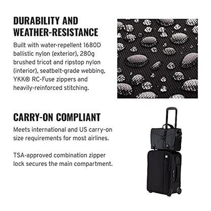 Tenba Roadie Carry-on Compatible Hybrid Roller 21 Rolling case for DSLR and Mirrorless Cameras and Lenses Plus a 17-inch Laptop – Black (638-713)
