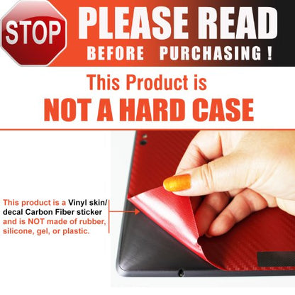 Decalrus - Protective Decal for Lenovo ThinkPad T480 (14" Screen) Laptop Black Texture Brushed Aluminum Skin case Cover wrap BAlenovoThnkpadT480Back