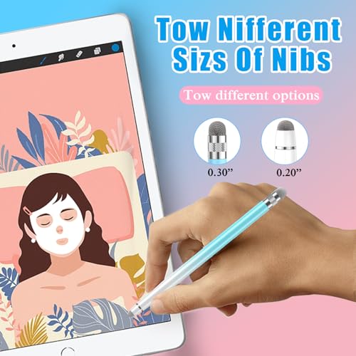 Bopomofo 3PCS Stylus Pen for Touchscreen,High Sensitivity & Precision | Metal Barrel,Fiber Tip,No Charging,Compatible with iPhone iPad Android Microsoft Surface Nintendo Switch Touch Screen - color: Blue/Green/Yellow