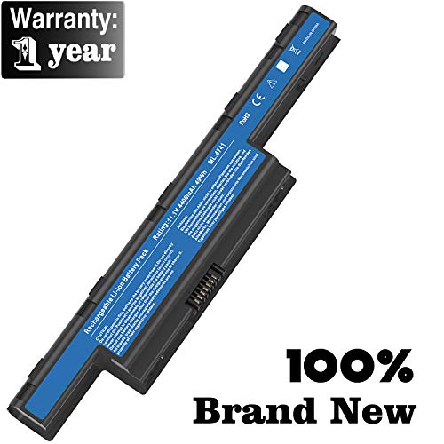 AS10D31 AS10D51 Notebook Battery Replacement Compatible with Acer Aspire 5253 5251 5336 5349 5551 5552 5560 5733 5733Z 5740 5735 5735Z, Gateway NV55C NV50A NV53A NV59C
