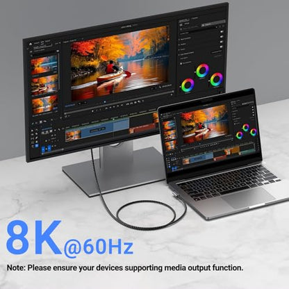 USB4 Cable 3.3FT 2 Packs, 240W USB C to USB C Right Angle | 40Gbps High Speed Data, Single 8K/Dual 4k Video Display, Compatible for Thunderbolt 4, 3, Monitor, iPhone 15/16 Pro Max - size: 240w - 3ft, 3ft