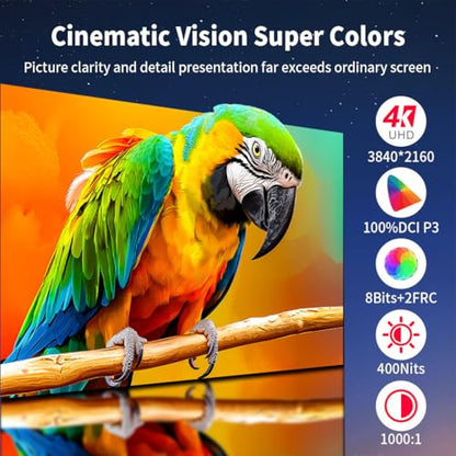 17.3" 4K Portable Monitor Touchscreen, 120Hz UHD Gaming Display 3840x2160 with MPP Stylus Support, 100% DCI-P3, HDMI 2.1 USB-C, VESA External Screen for Laptop Console PC - size: 17.3 Inch