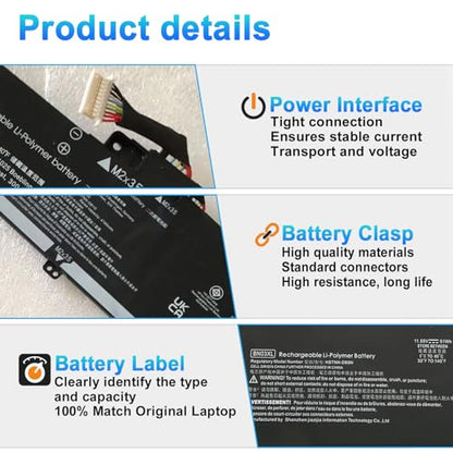 BN03XL L77034-005 Laptop Battery for HP Envy 13 13-ba 13-AR 13-AY | Battery for HP Envy X360 15 2020 15-ED 15M-EE 15M-EE0013DX 15M-EE0023DX Series L76965-271 HSTNN-DB9N 51Wh - size: BN03XL L77034-005