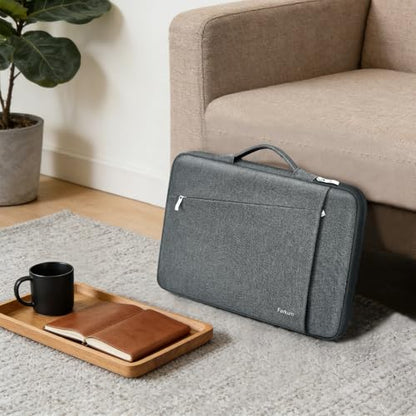 Ferkurn Laptop Case Sleeve for Men Women Chromebook Case Compatible with MacBook Air/Pro Lenovo Surface HP Dell ASUS Acer, 14 inch, Gray - color: Gray, size: 14 inch