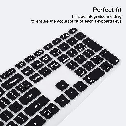 Keyboard Cover for Logitech Ergo K860 Wireless Ergonomic Keyboard, Black - color: Black, size: Logitech K860