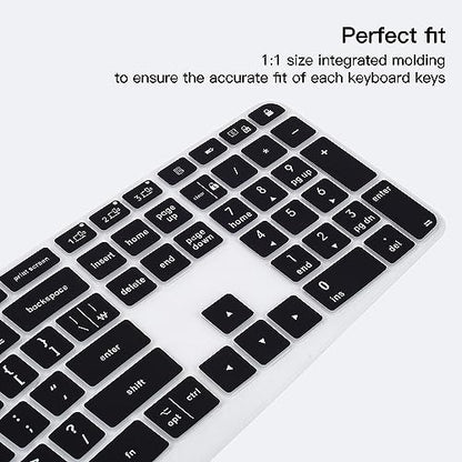 Keyboard Cover for Logitech Ergo K860 Wireless Ergonomic Keyboard, Black - color: Black, size: Logitech K860