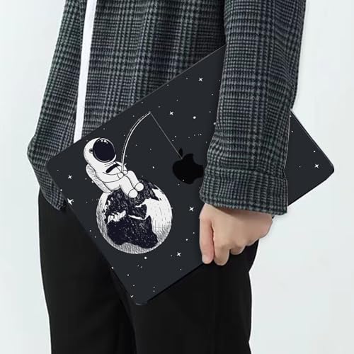for MacBook Neo 13 inch Case 2026 Release A3404 Cover, Ultra-Thin Printed Pattern Plastic Hard Shell Case Protective Case for MacBook Neo 13 with Apple A18 Pro Chip, Astronaut Earth - color: Astronaut Earth