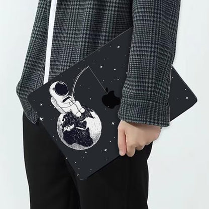 for MacBook Neo 13 inch Case 2026 Release A3404 Cover, Ultra-Thin Printed Pattern Plastic Hard Shell Case Protective Case for MacBook Neo 13 with Apple A18 Pro Chip, Astronaut Earth - color: Astronaut Earth