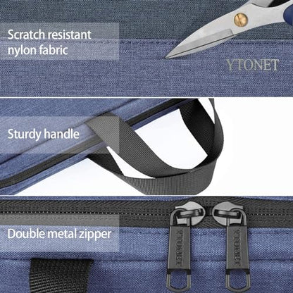 Ytonet Laptop Sleeve Case 16 Inch 15.6 Inch, Slim Laptop Cover with Handle | Compatible with MacBook Air/Pro HP Dell Lenovo Notebooks, Protective Computer Carrying bag, TSA Water Resistant, Dark Blue - color: Dark Blue, size: 16 inch