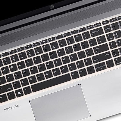 Keyboard Cover for 15.6" HP ProBook 450(G5/G6/G7) 455(G5/G6/G7) 650 G4 G5|17.3" HP ProBook 470 G5 (Not Fit ProBook 450/455 G8 G4 G3 G2 G1, ProBook 650 G8 G3 G2 G1)-Black - size: 15.6 Inch