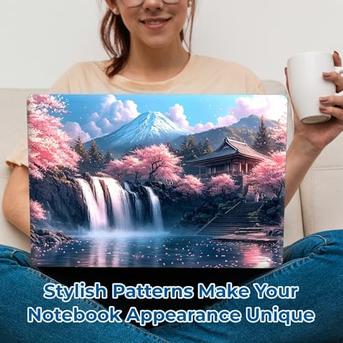 Reusable Universal Laptop Skin Sticker, Cut to Fit for 11.6–15.6 Inch Laptops, Waterproof Protective Film, No-Residue - Mount Fuji - color: Mount Fuji
