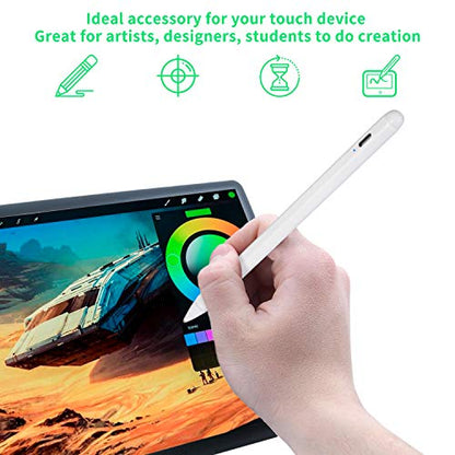 Chromebook Stylus Pen, Active Capacitive Digital Pencil Stylus for Chromebook Pen,Good for Sketching and Note-Taking Touch Screen Pen,White - color: White