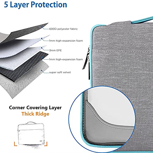 Hseok Laptop Sleeve 13-14 Inch Case Briefcase Compatible with MacBook Neo Pro 14 M5/M4/M3/M2/M1, All Models 13.3 Mac Air/Pro, XPS 13 14, Most Popular 13"-14" Notebooks,L01G04 - color: L01G04, size: 13"-14"