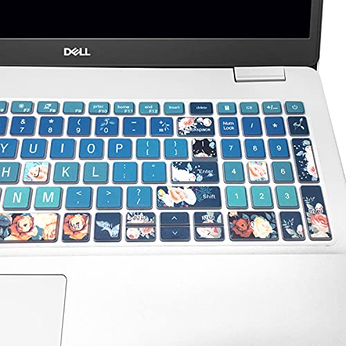 Keyboard Cover Skin for 2021 2020 2019 Dell Inspiron 15 5501 5502 5505 5508 5584 5590 5593 5598 15.6" / Inspiron 15 7000 7590 7591 7501 7506 7706 7790 / Vostro 7590 5590 7500,Rose - color: Rose
