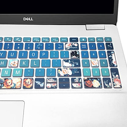 Keyboard Cover Skin for 2021 2020 2019 Dell Inspiron 15 5501 5502 5505 5508 5584 5590 5593 5598 15.6" / Inspiron 15 7000 7590 7591 7501 7506 7706 7790 / Vostro 7590 5590 7500,Rose - color: Rose