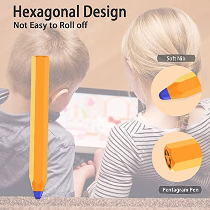 Kenkor Kids Stylus Pen for Touchscreen - Universal Stylus Pen for iPad Pencil, Tablet Pens Compatible with Nintendo Switch 2/iPad/iPhone/Android/Samsung/Kindle/Microsoft/Calendar/Huawei - Yellow - color: Yellow