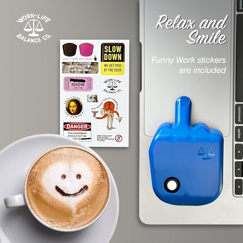 Trackpad Mouse Jiggler Device, Silent, Cordless Undetectable Mouse Mover | Doesn't Work on Dell, No USB, No Software, Automatic Shaker, AA Battery 6 Months, Natural Touchpad Motion, PC Laptop Wiggler