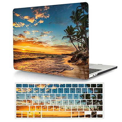 Bandless Protective Case Compatible with MacBook Pro 13 inch CD-ROM Model: A1278, Plastic Hard Shell Cover & Keyboard Skin - Sunset, A1278(Pro w/CD-ROM 2008-2012) - color: Sunset, size: A1278(Pro 13 w/CD-ROM 2008-2012)