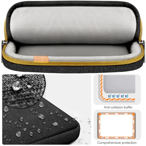 Hseok Laptop Case 15 15.6 16 inch Sleeve with Handle and Hidden Straps,Compatible with MacBook Neo 16",MacBook Pro Air 16" 15", 360°Protective PC Briefcase with 4 Pockets for Accessories,Yellow - color: Yellow