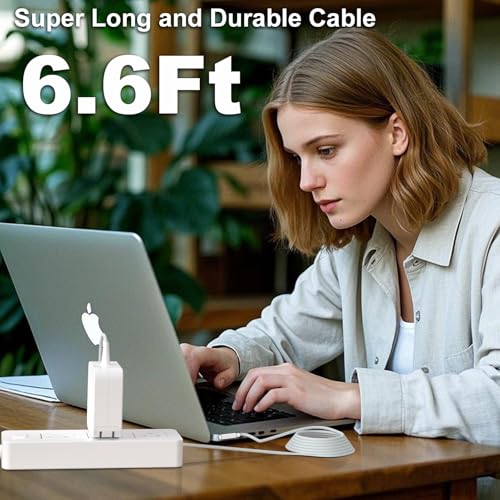 85W 60W Adapter L-Tip for Old Mac Book Pro 13/15/17" Before Mid 2012 | Mag-netic 1 charger for Mac Book Pro 13 15 17 Inch (Before Mid 2012 Models), 6.6FT Power Cable