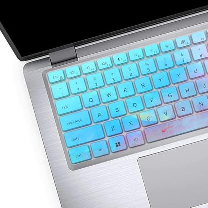 Keyboard Cover Skin for Dell Latitude 14" 7450 7440 7430 7420 7410, Dell Latitude 3450 3440 5450 5440 5431 5430 5420 9420 9430, Latitude 15.6" 16" 7520 9510 9520 7650 7640, US -Stylish Colorful