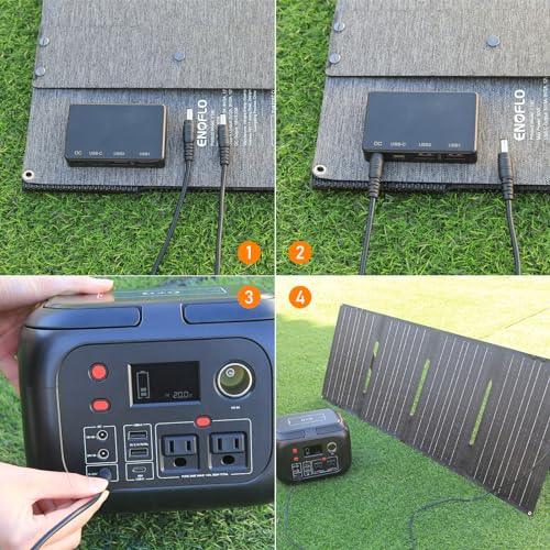60W Portable Foldable Solar Panel Charger for Outdoor Camping 12 Volt Waterproof High Efficiency Solar Panel Kit&Portable Power Station 296Wh Power Bank 61600mAh Battery Pack Fasting Charging 600W AC