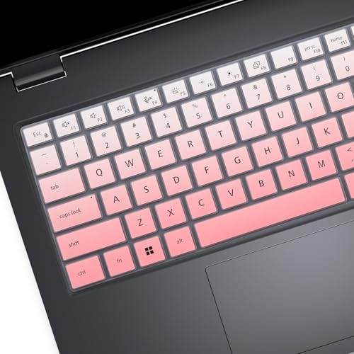 Keyboard Cover for Dell Pro 14 PC14250 PC14255, Dell Pro 14 Plus PB14250 PB14255 & Dell Pro Max 14 MC14250 14" (NOT FIT Dell Pro 14/Pro Max 14 Premium, Pro 3/5/7, Pro Education/Rugged/Essential 14) - color: Ombrepink