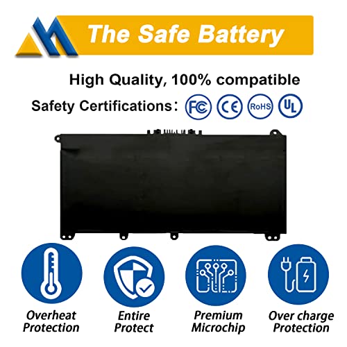 41.04Wh HW03XL L97300-005 Laptop Battery Replacement for HP Pavilion 15-EG 15-eg0xxx 15-eg0073cl 15-eg0070wm 15-EH 17-CN 17-cn0xxx 17-CP 17-cpo700dx Series L96887-421 l97300-005 HW03041xl-pl - size: 7.40*3.74*0.24 inch HW03XL