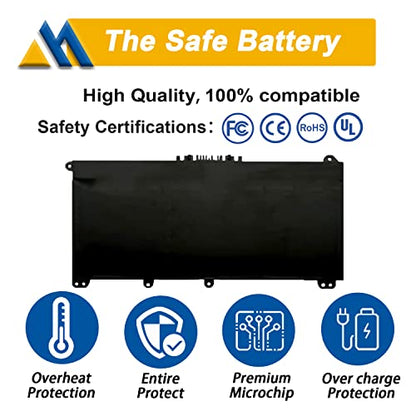 41.04Wh HW03XL L97300-005 Laptop Battery Replacement for HP Pavilion 15-EG 15-eg0xxx 15-eg0073cl 15-eg0070wm 15-EH 17-CN 17-cn0xxx 17-CP 17-cpo700dx Series L96887-421 l97300-005 HW03041xl-pl - size: 7.40*3.74*0.24 inch HW03XL